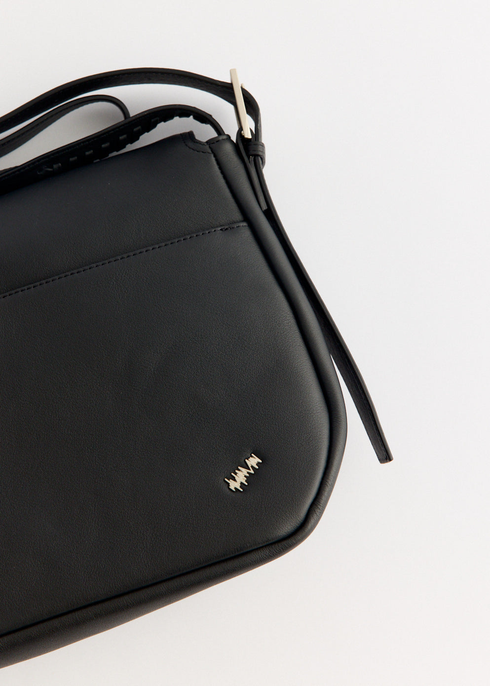 Four Grain Leather Shoulder Bag