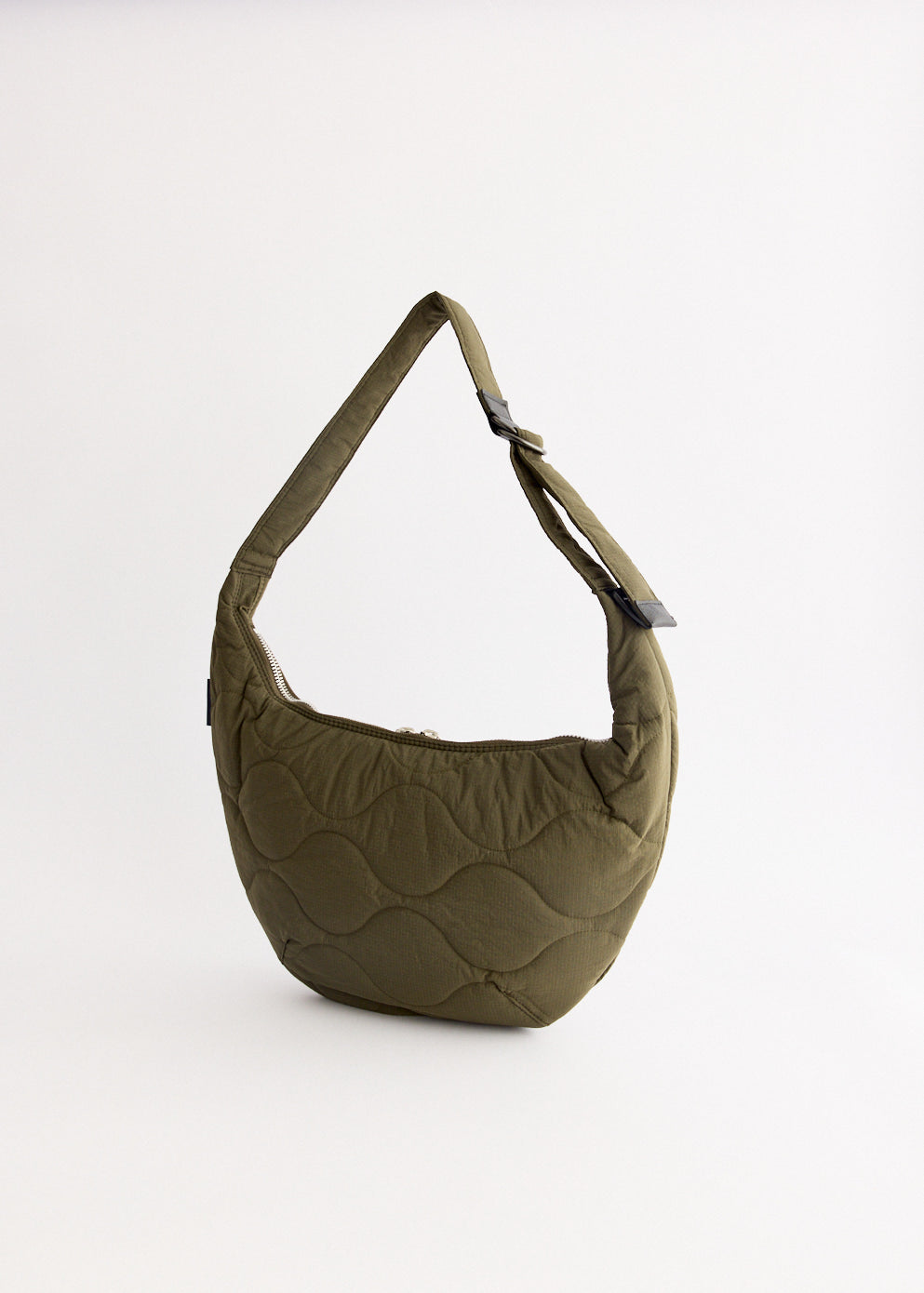 Nylon Rip-Stop Quilting Shoulder Bag
