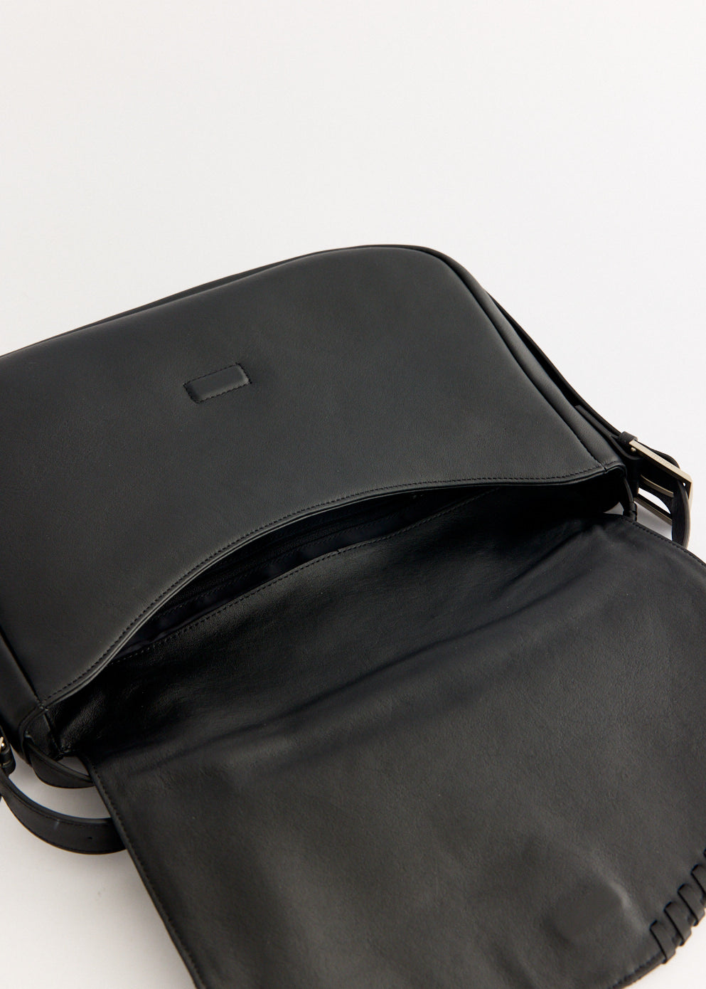 Four Grain Leather Shoulder Bag