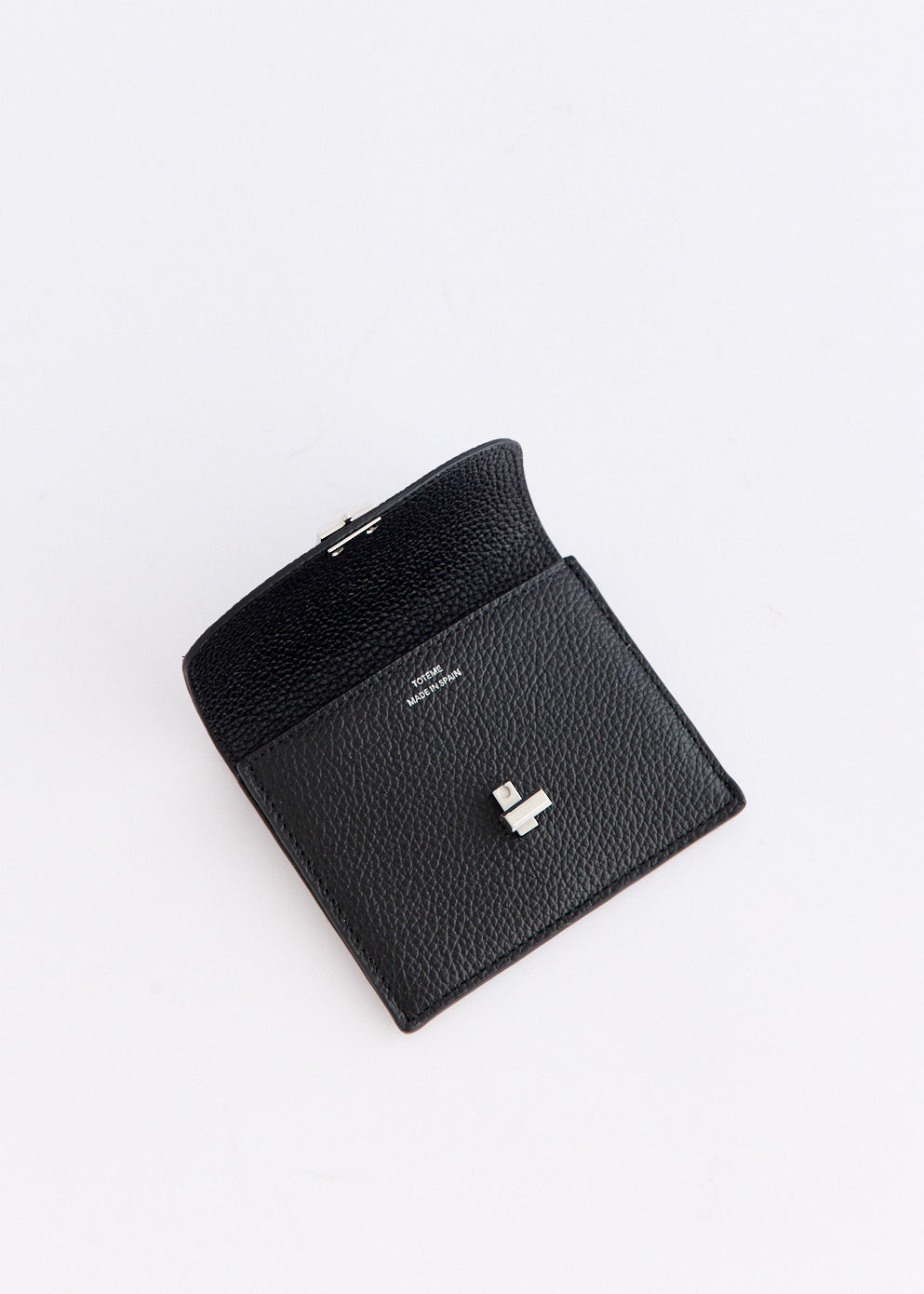 T-Lock Grained Leather Cardholder