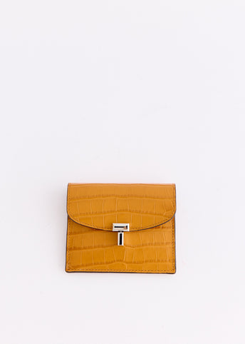 T-Lock Croco Embossed Cardholder