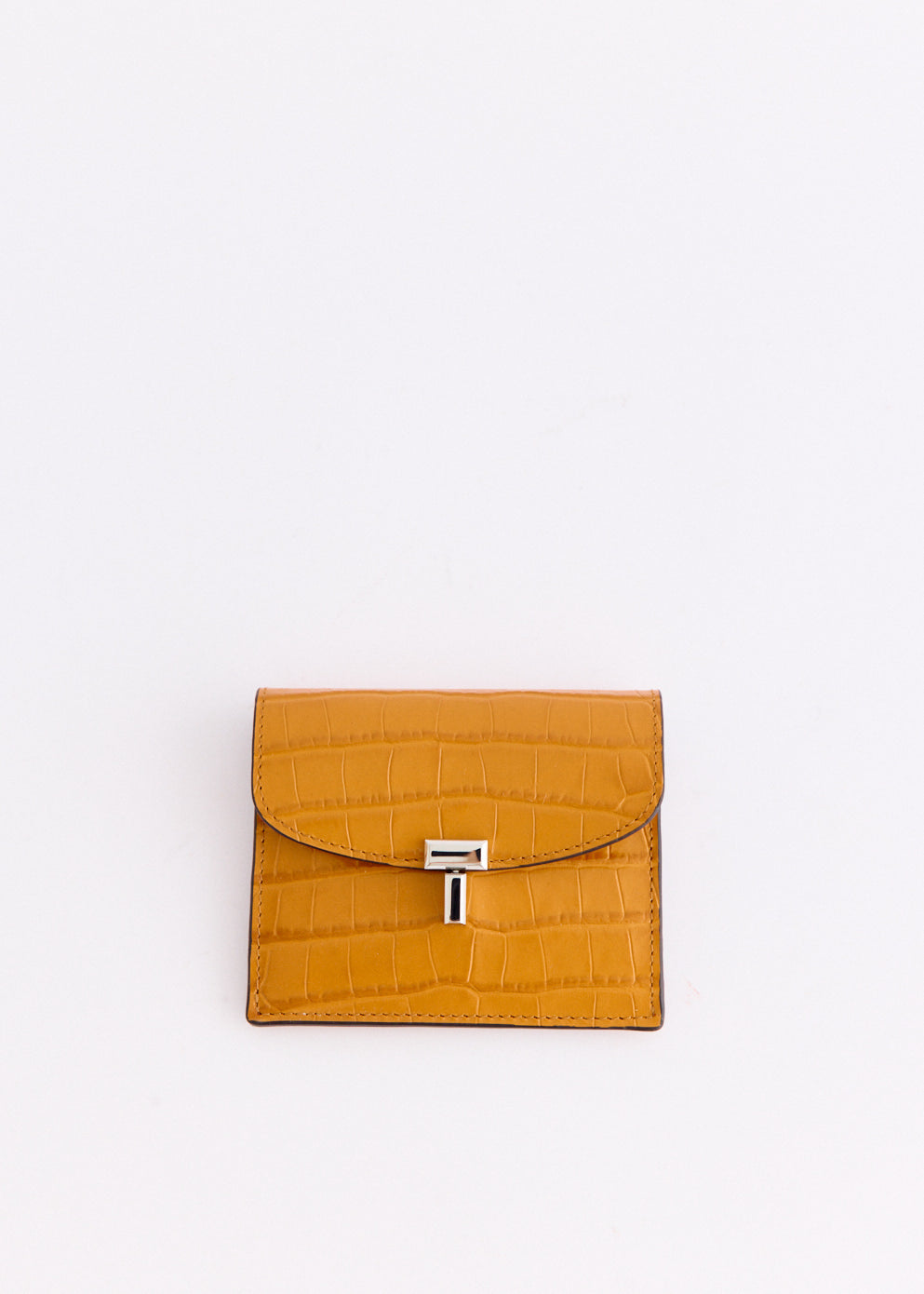 T-Lock Croco Embossed Cardholder