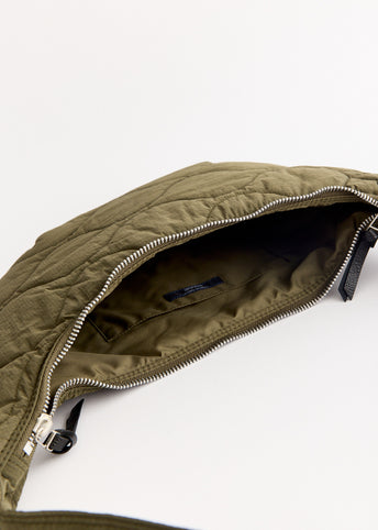 Nylon Rip-Stop Quilting Shoulder Bag