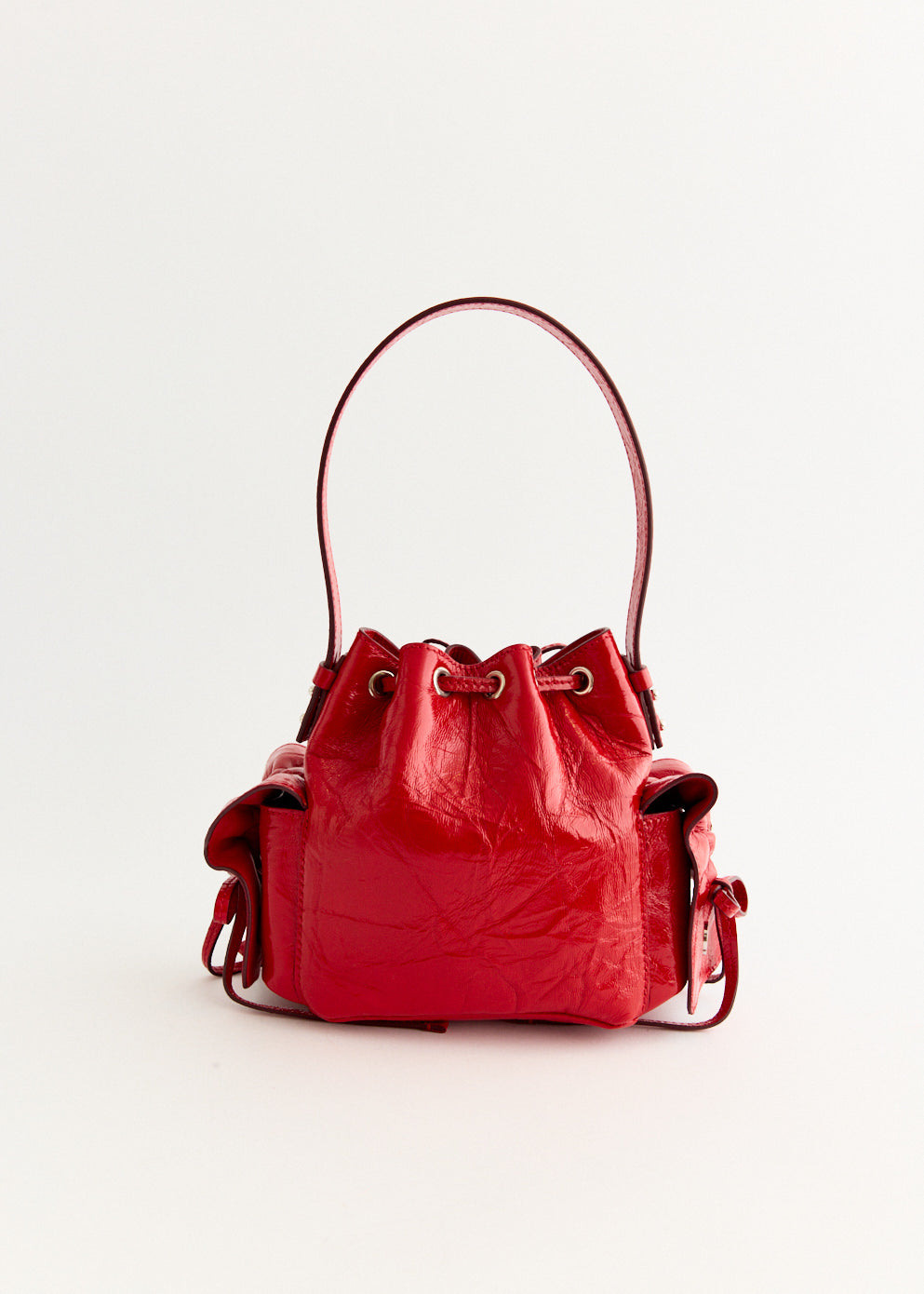 Multipocket Mini Bucket Bag