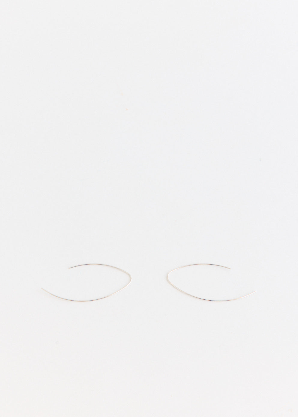 Hook Silver Earrings