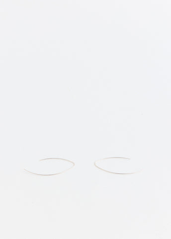 Hook Silver Earrings