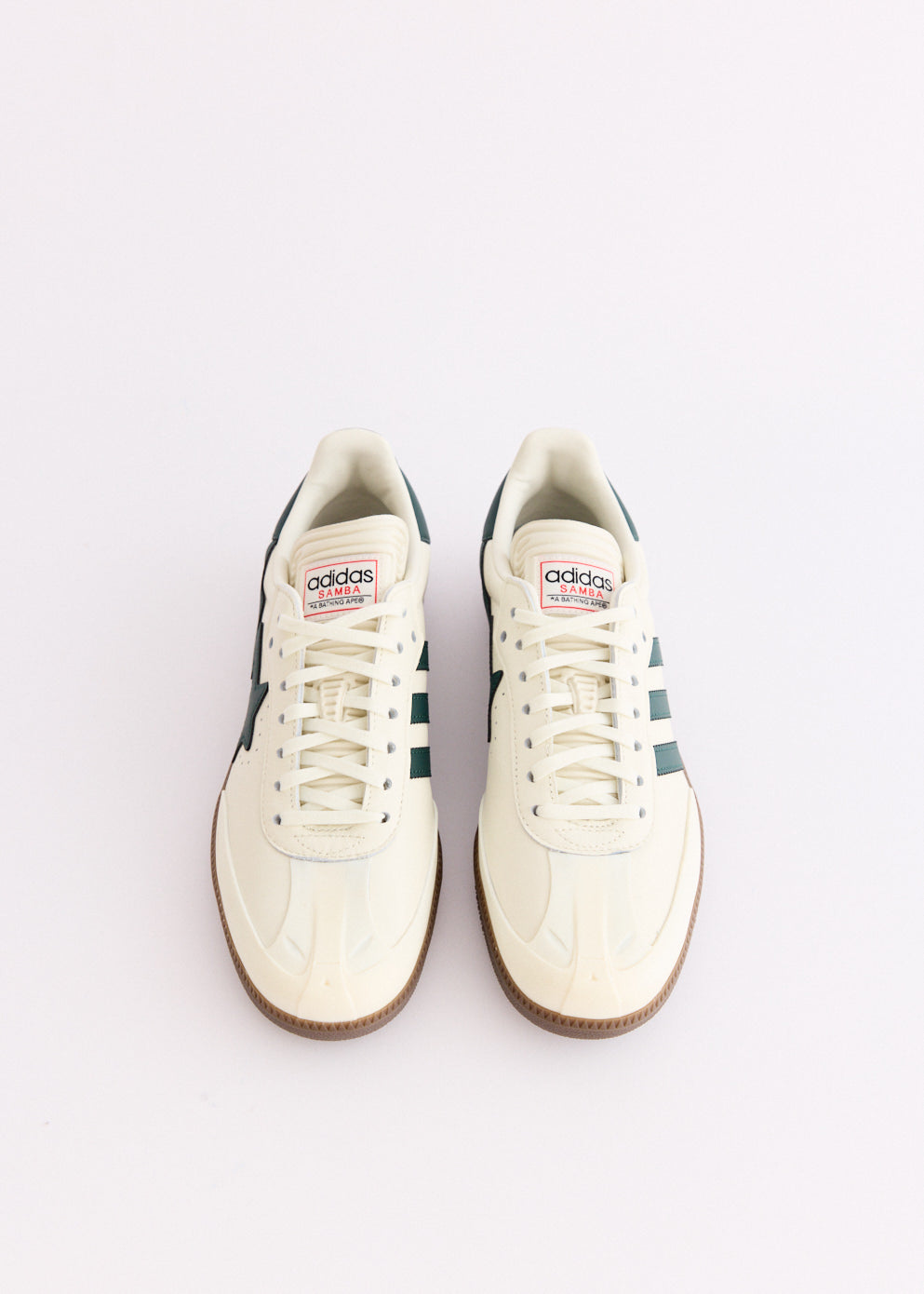 x BAPE Samba World Cup Pack 'White Forest' Sneakers