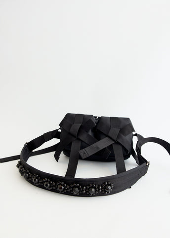 Beaded Classic Bow Crossbody Bag