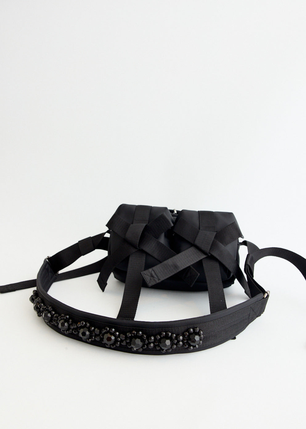 Beaded Classic Bow Crossbody Bag