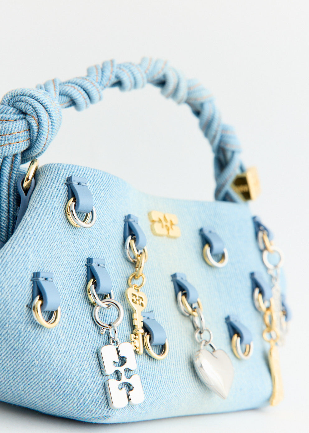 Denim Charms Bou Bag Mini