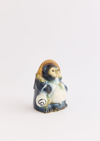 Fortune Raccoon Dog Indigo (Medium)