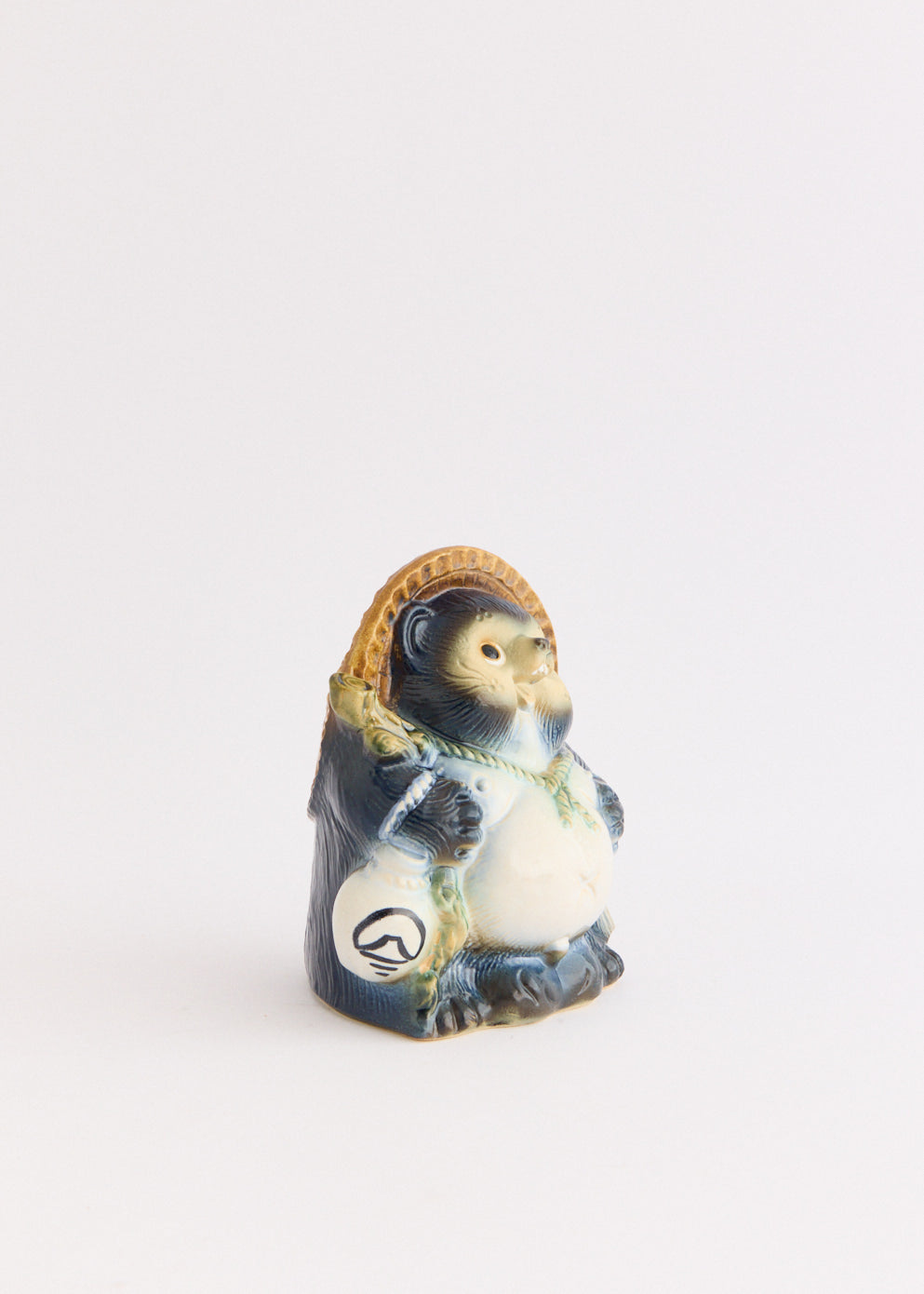 Fortune Raccoon Dog Indigo (Medium)