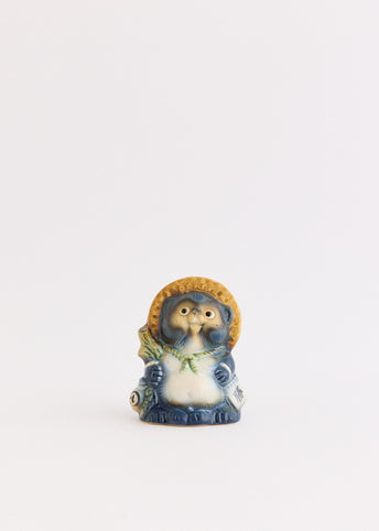 Fortune Raccoon Dog Indigo (Small)
