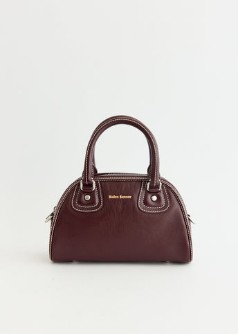 x Wales Bonner Leather Bowling Bag