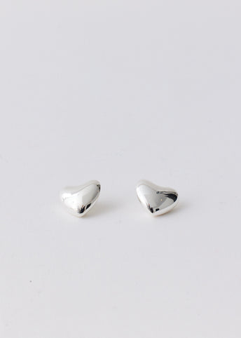 Small Voluptuous Heart Earrings
