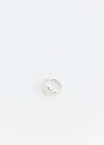 Mini Signet Oval Ring