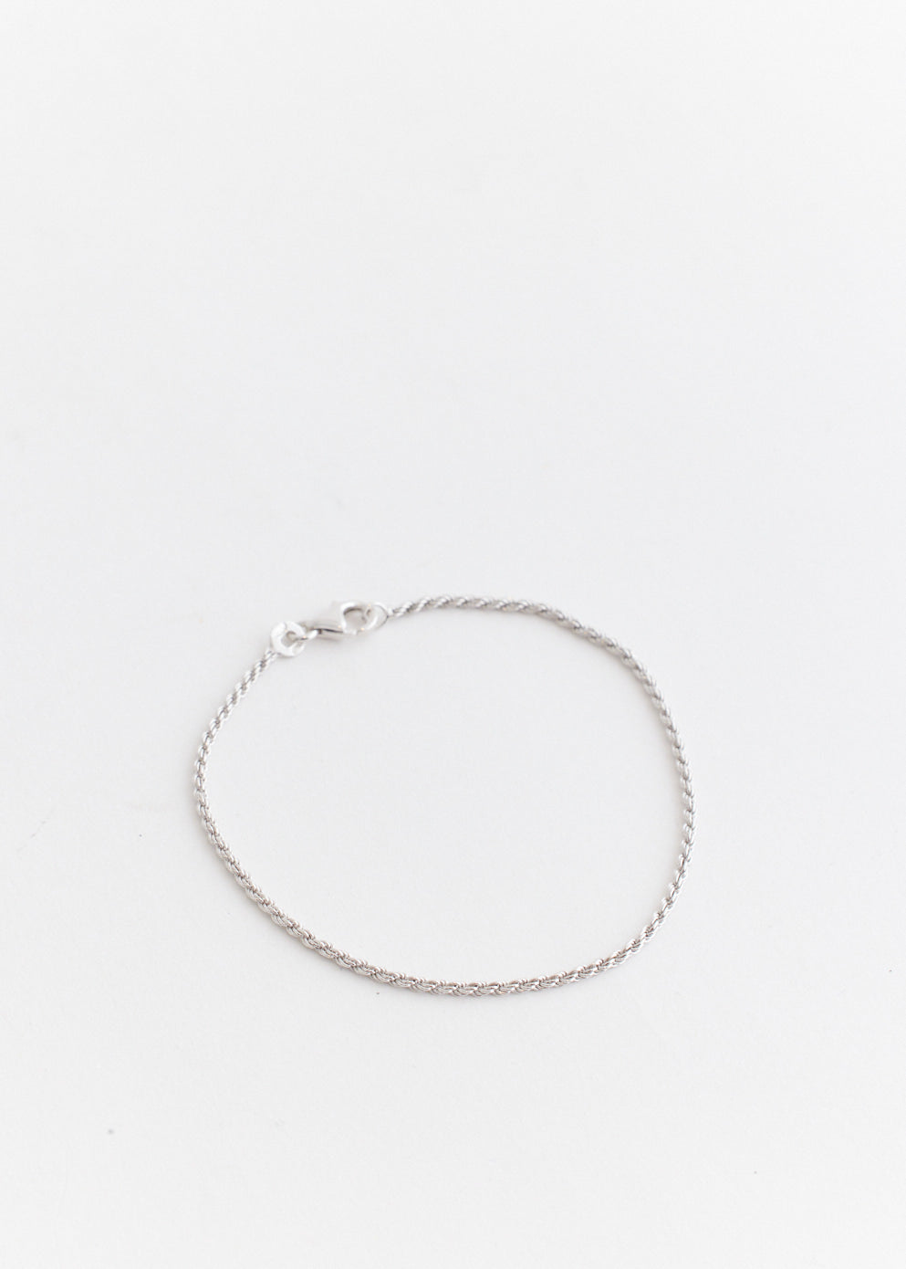 Slim Rope Chain Bracelet 18cm