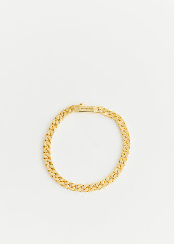 Classic Curb Chain Bracelet Gold