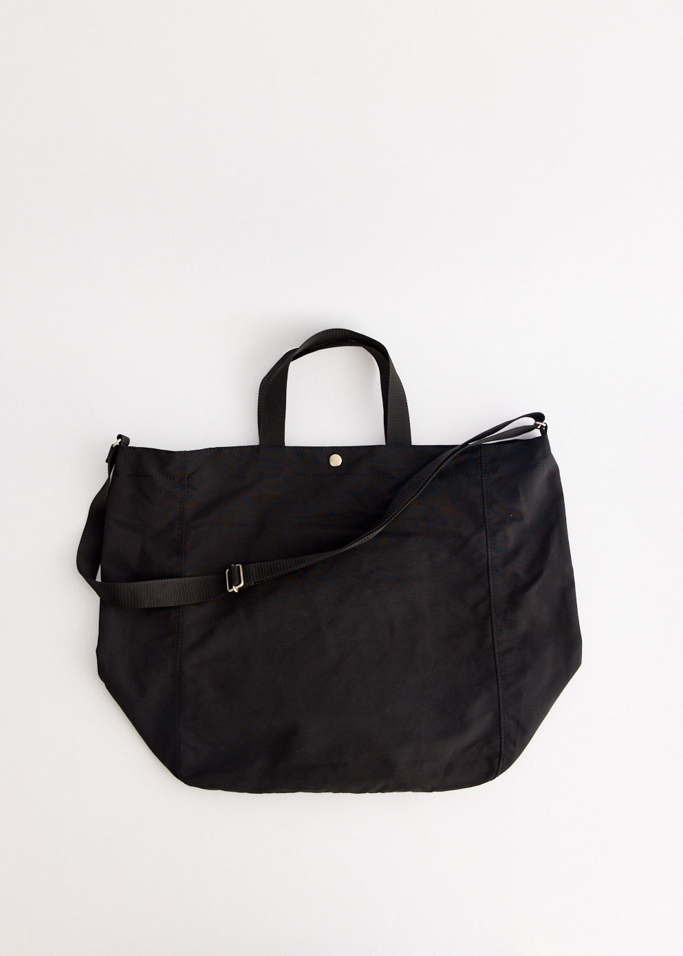 Cotton Nylon Grosgrain Tote Bag