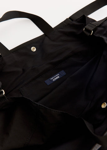 Cotton Nylon Grosgrain Tote Bag
