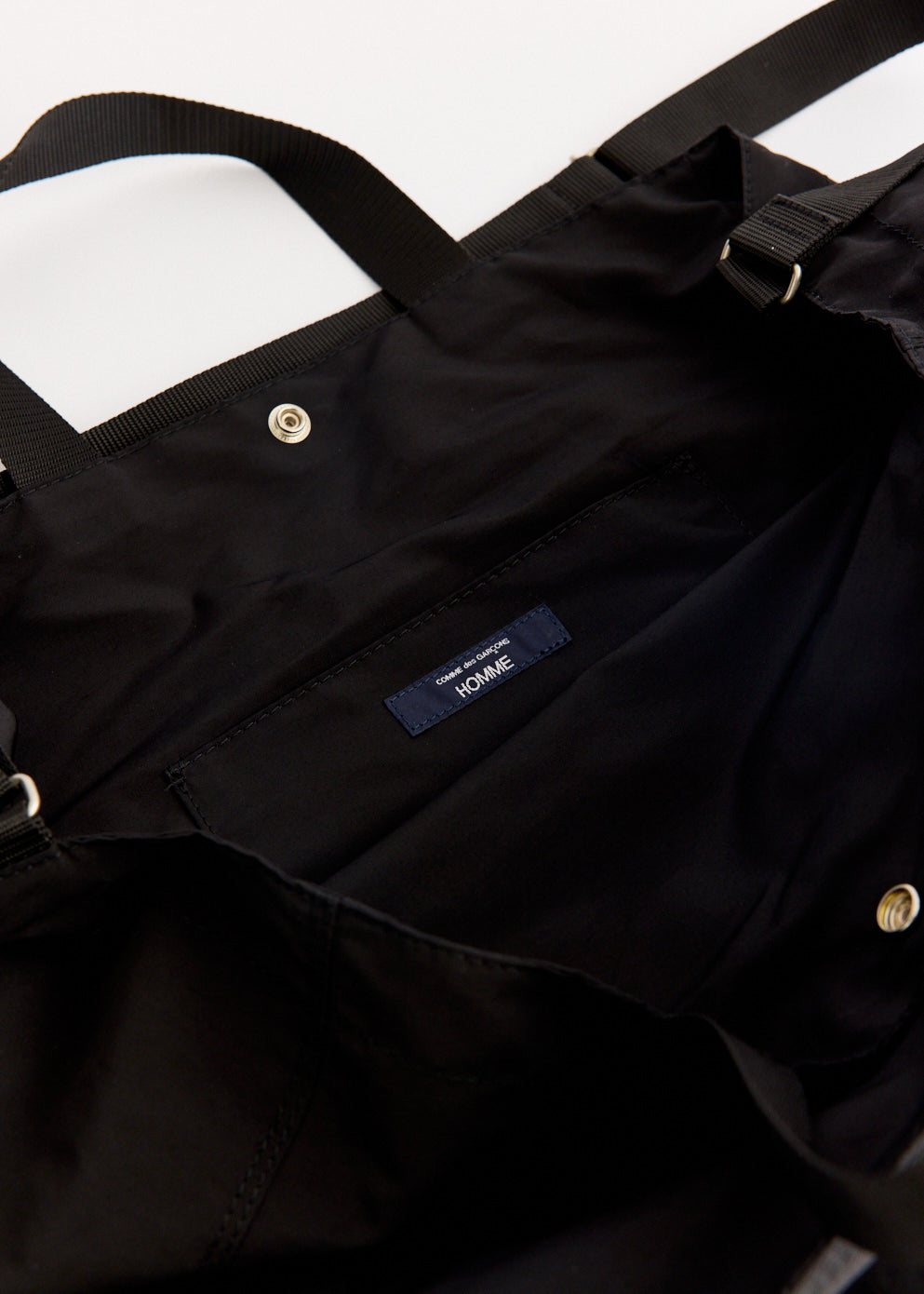 Cotton Nylon Grosgrain Tote Bag