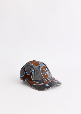 Distressed Urchin Tag Baseball Cap