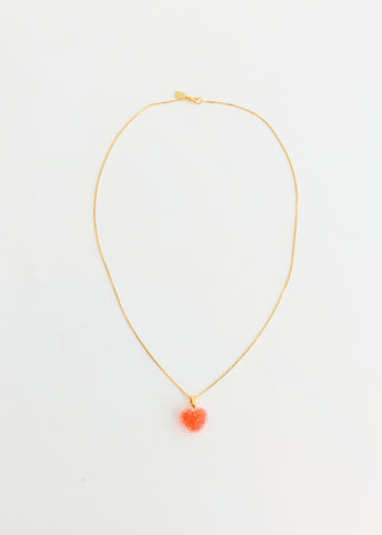 Jelly Heart Pendant Necklace