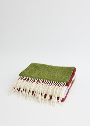 Striped Fringed Scarf
