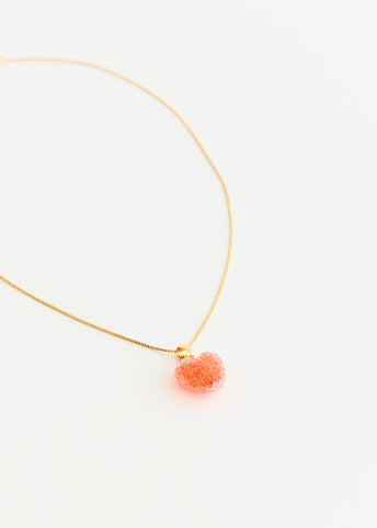 Jelly Heart Pendant Necklace