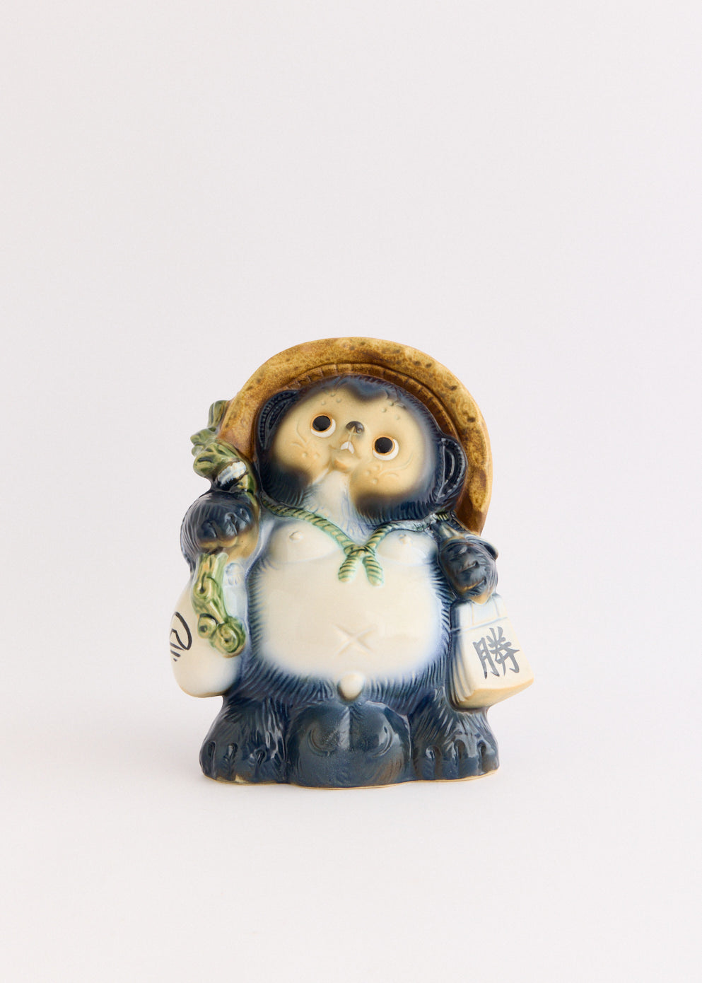 Fortune Raccoon Dog Indigo (Large)
