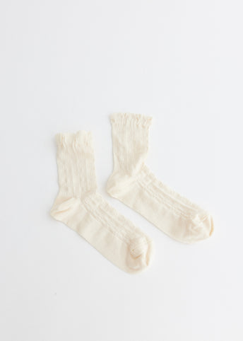 Short Ruffle Socks