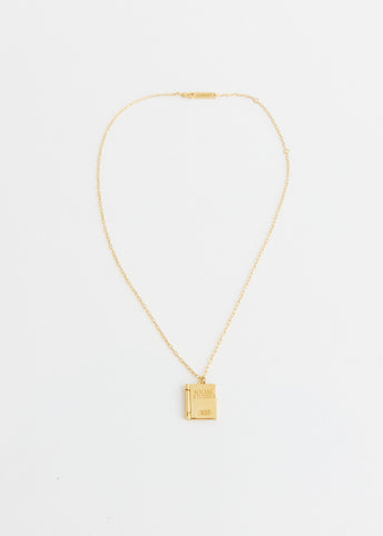 Social Studies Locket Necklace
