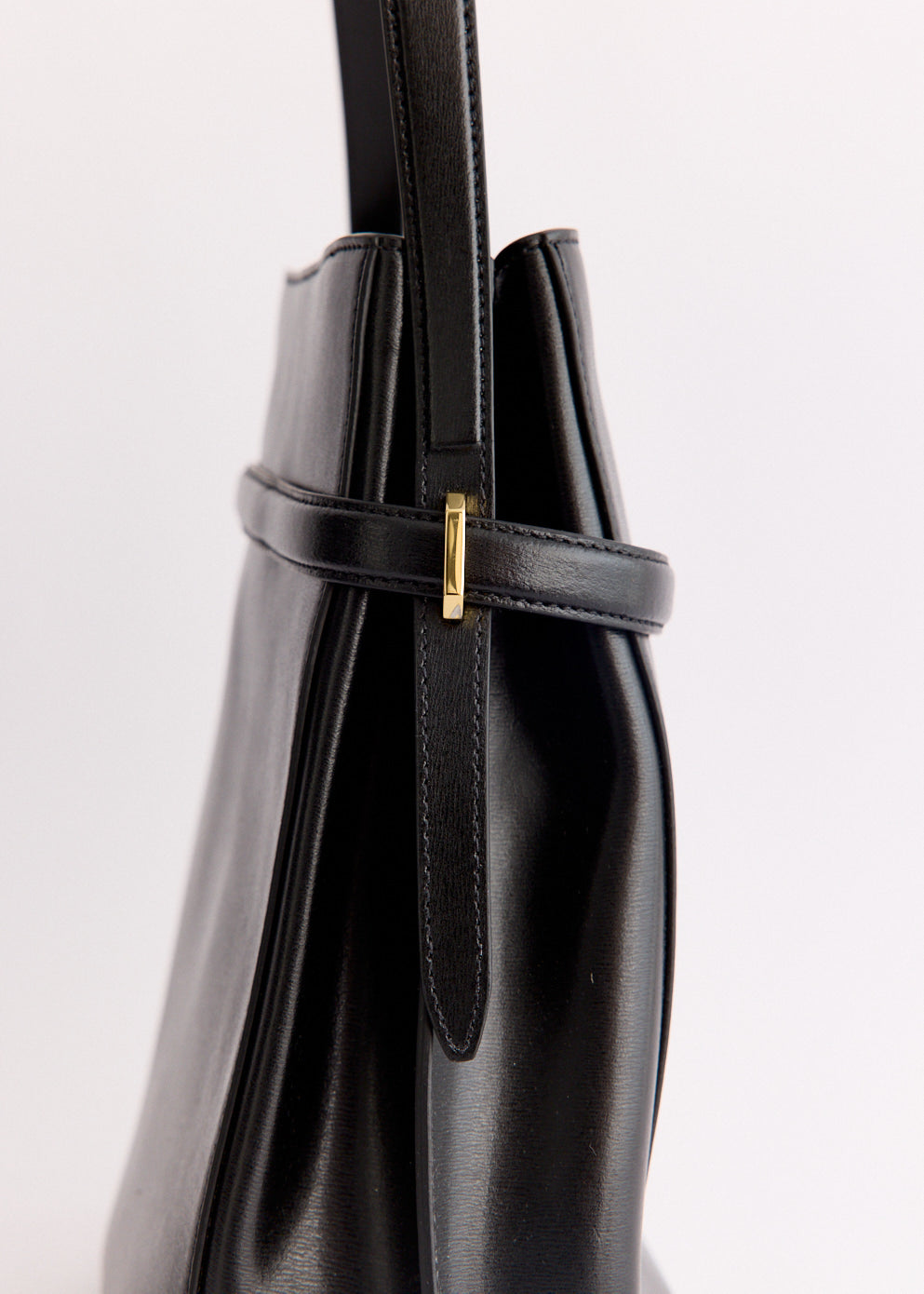 Belted Bucket Bag