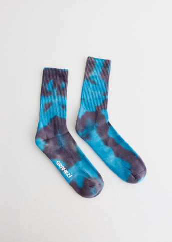 Tie Dye Crew Socks