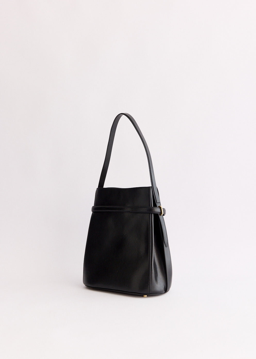 Belted Bucket Bag