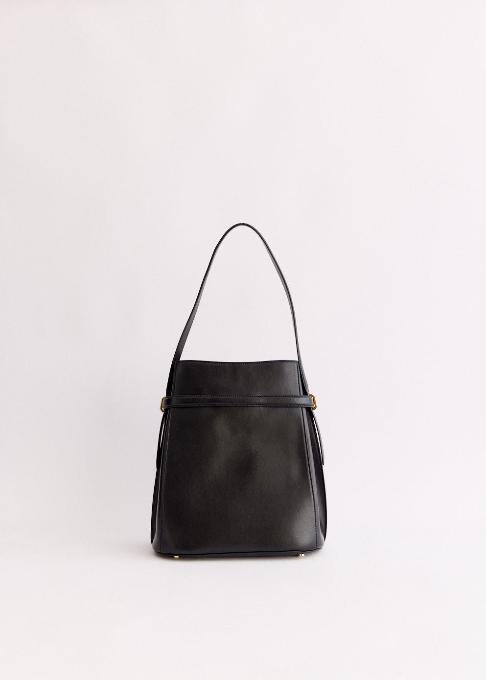 Belted Bucket Bag