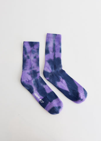 Tie Dye Crew Socks