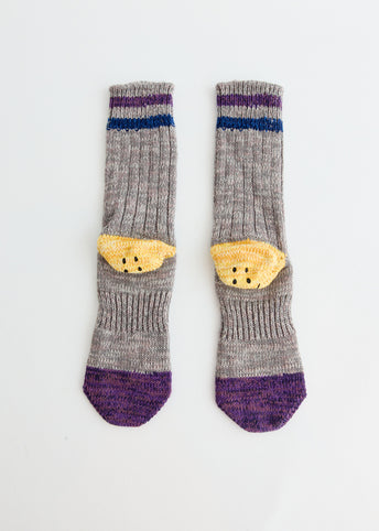 60 Yarns Grandrelle IVY RAINBOWY HAPPY Heel-Hold Socks