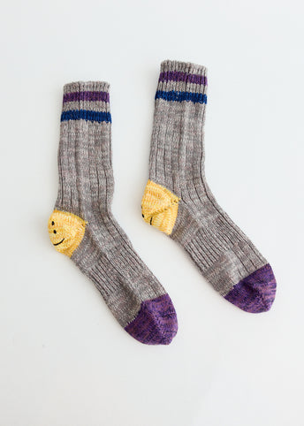 60 Yarns Grandrelle IVY RAINBOWY HAPPY Heel-Hold Socks