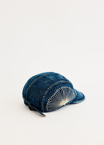 10oz IDGxIDG Denim Camp Cap (FUROSHIKI Embroidery)