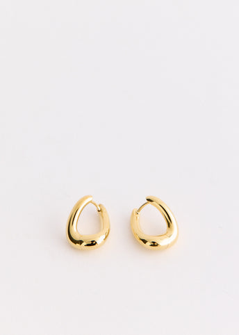 Twist Hoops Small Gold