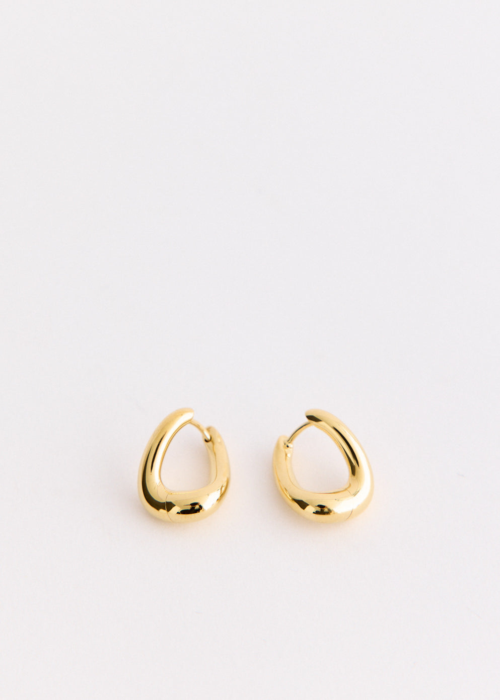 Twist Hoops Small Gold