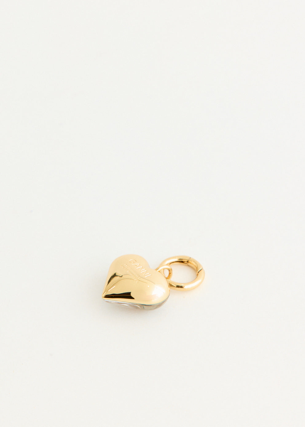 Leopard Bou Heart Charm
