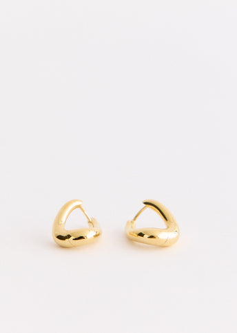 Twist Hoops Small Gold