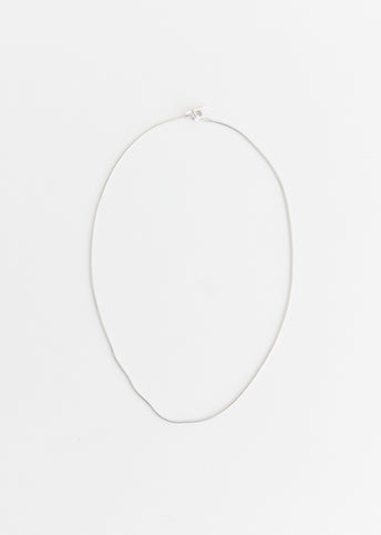 Coil Toggle Snake Chain Necklace