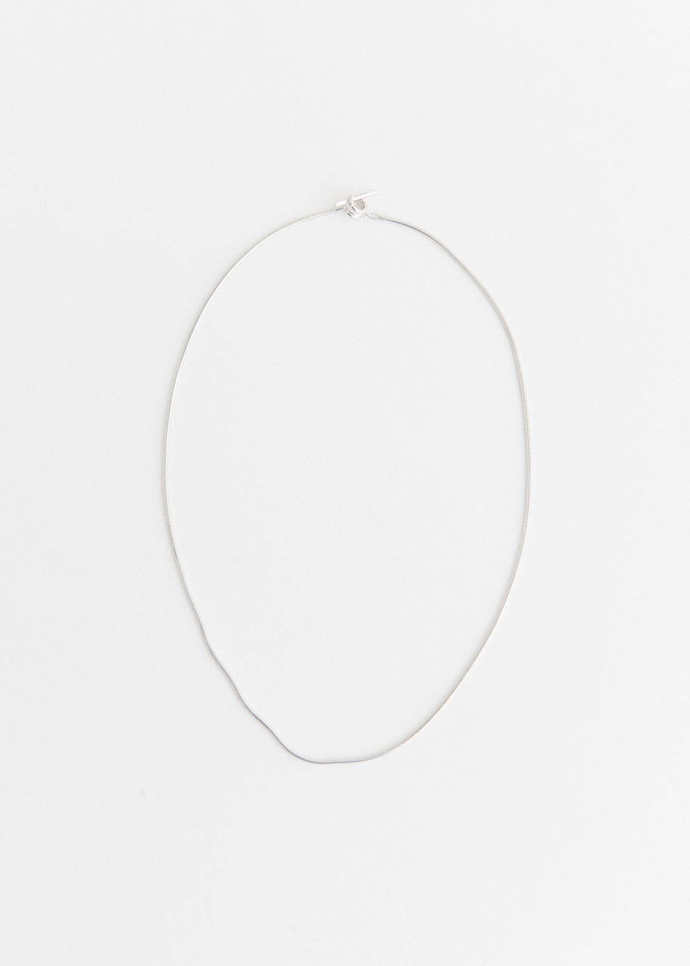 Coil Toggle Snake Chain Necklace