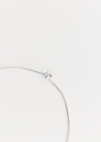 Coil Toggle Snake Chain Necklace