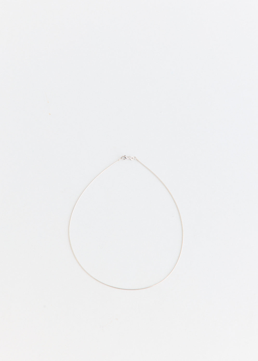 Silver Choker Necklace