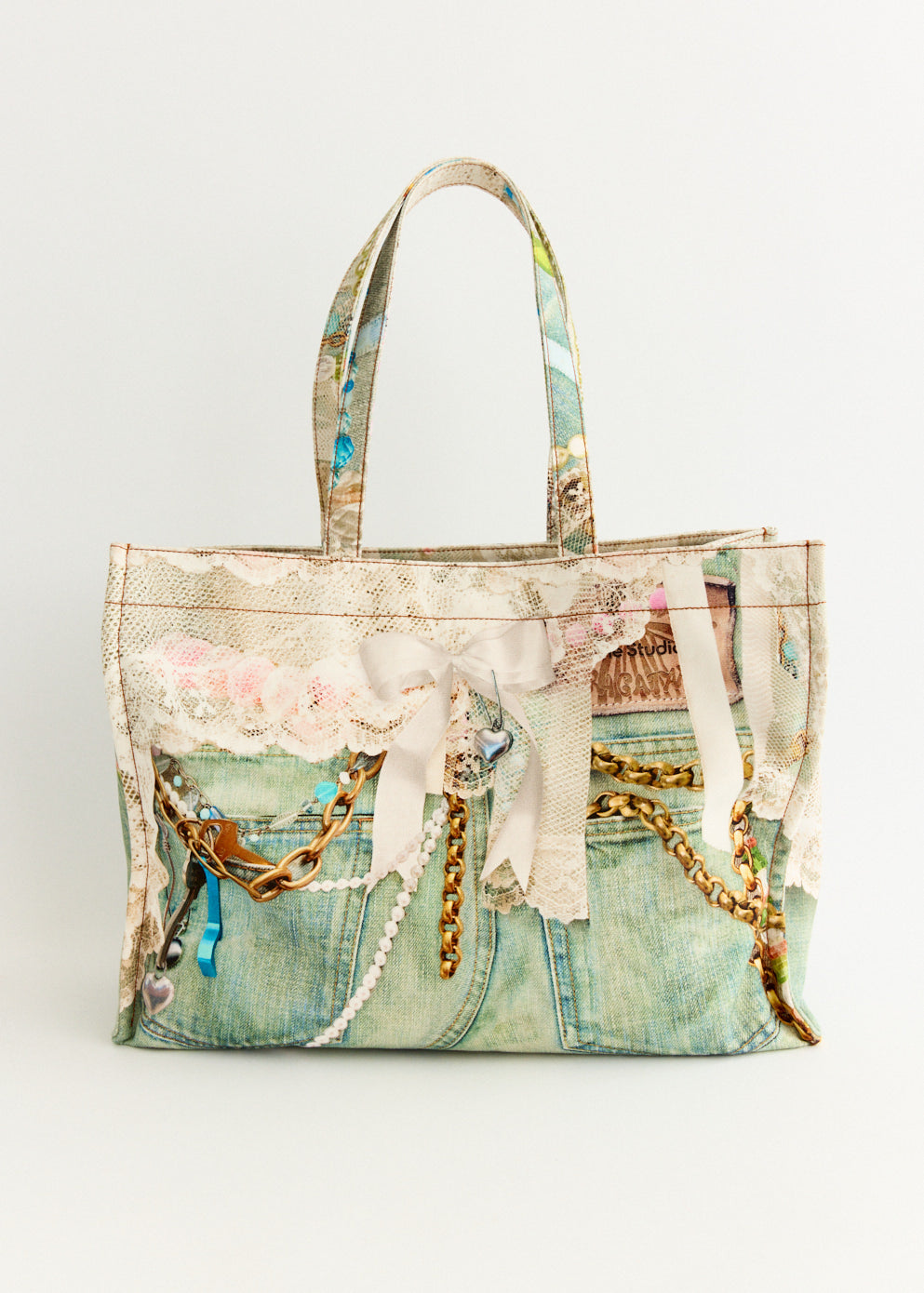 Logo Shoulder Tote Bag