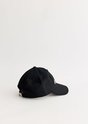 Black-Ecru Print Hat